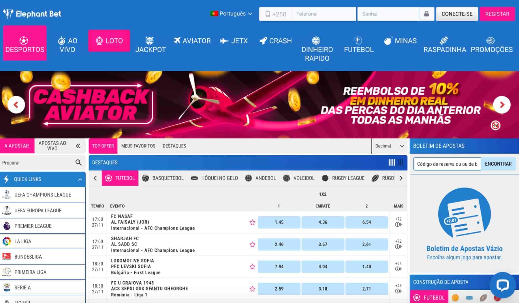 Acesse o site Elephant Bet