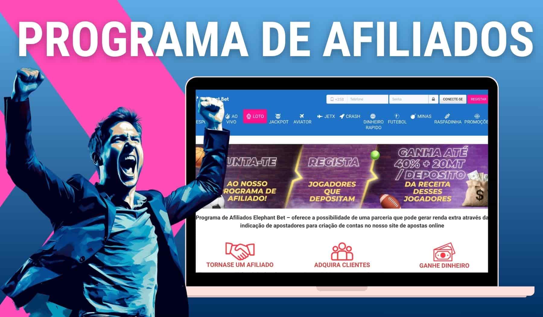 Elephant Bet Moçambique Programa de afiliados